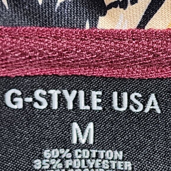 G-Style Tiger & Toucan Print Track Jacket With Gold Stripes, Men's Medium - Picture 6 of 9